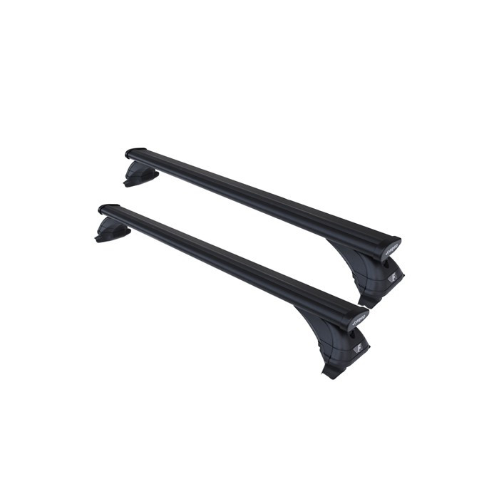 copy of Rack de teto aerodinâmico em alumínio 110 cm na cor preta com kit SX