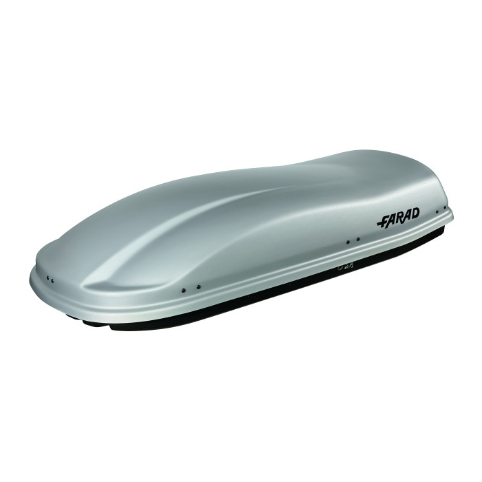 Bagageiro de teto modelo Marlin 480L cinza fosco